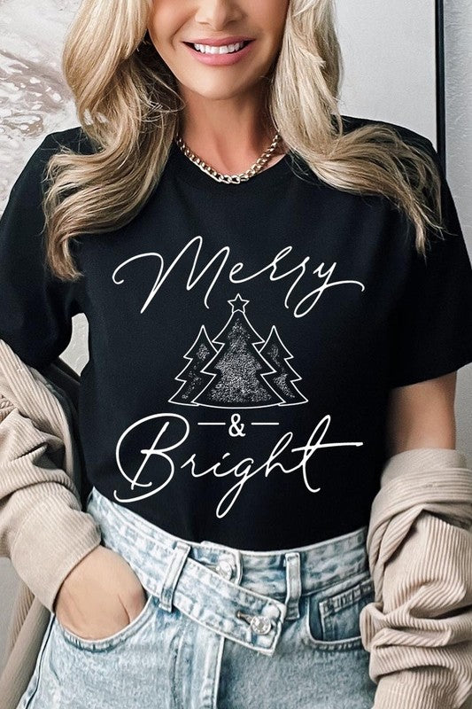 Merry & Bright Adult T-Shirt