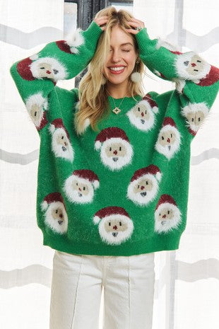 Santa Baby Green Sweater