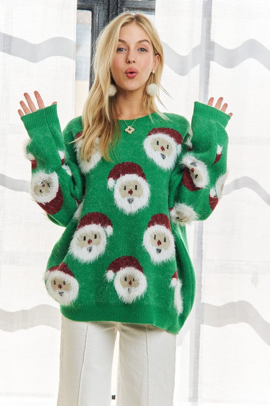 Santa Baby Green Sweater