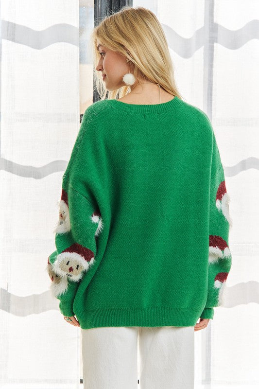 Santa Baby Green Sweater