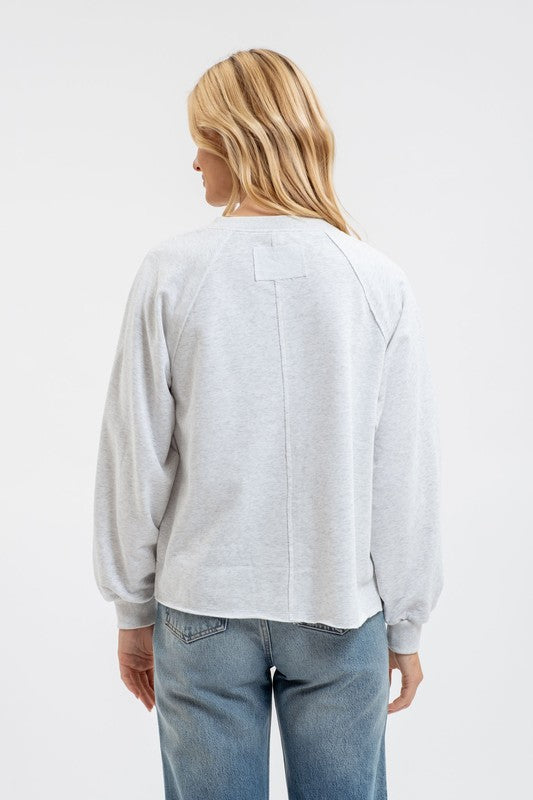 Everyday Sweatshirt- Heather Grey