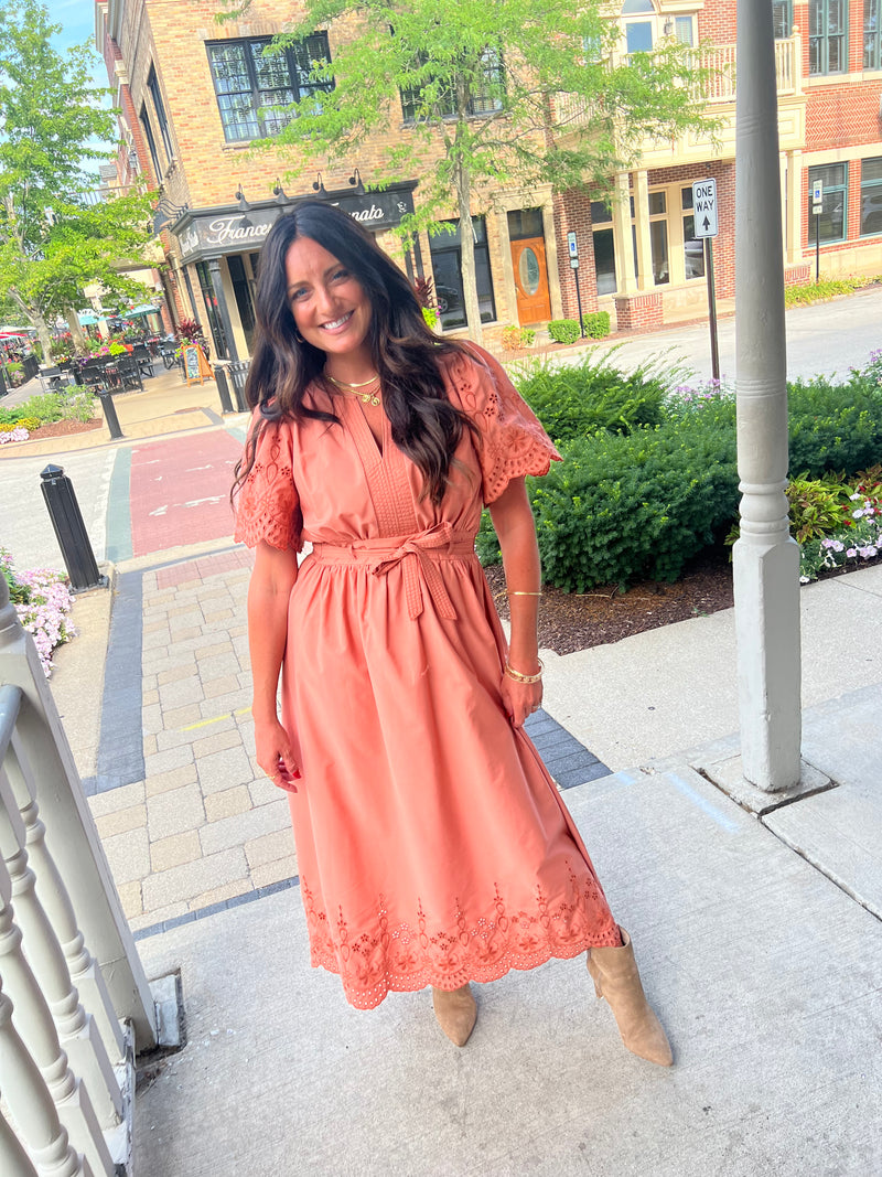 Eyelet Emmie Dress