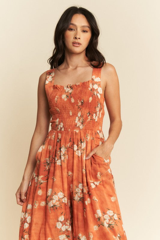 Faye Floral Romper