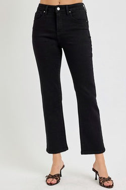 Festive Black Tummy Control Jeans