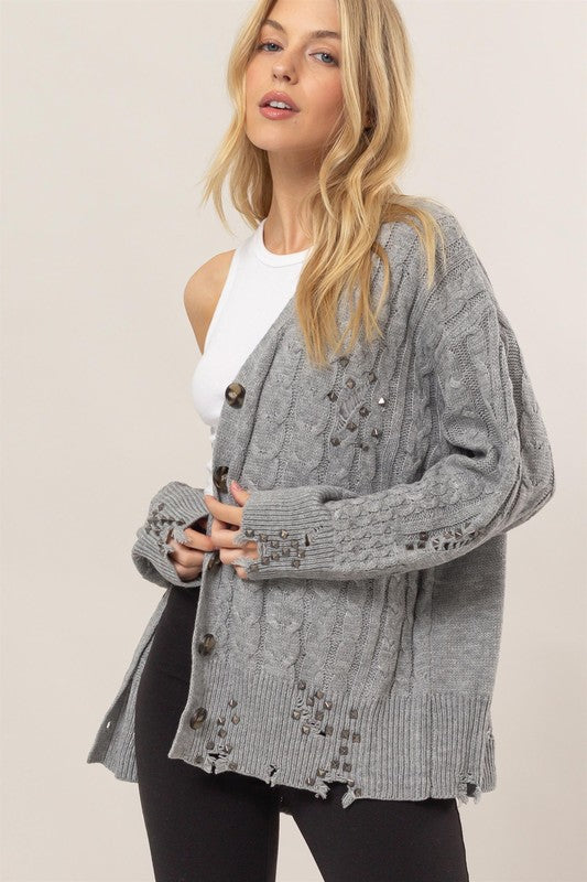 Distressed Darling Cardigan