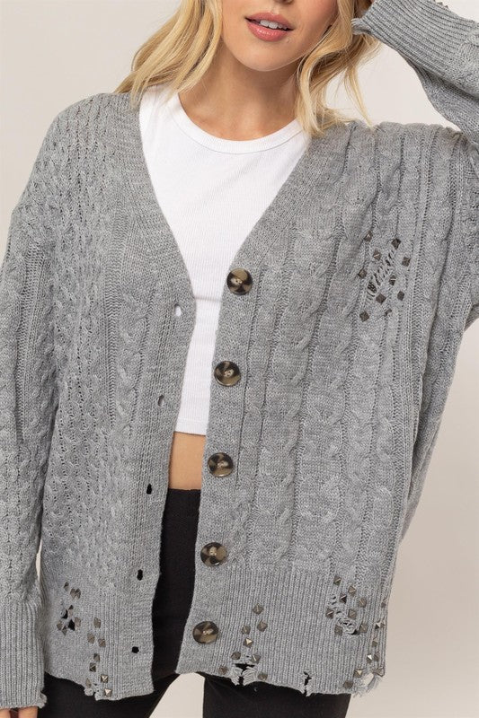 Distressed Darling Cardigan