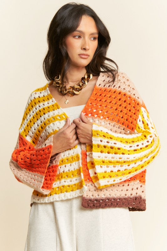Not About You Crochet Sweater