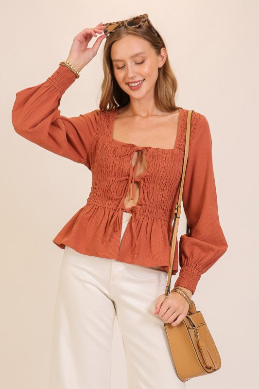 Pretty Little Pumpkin Blouse