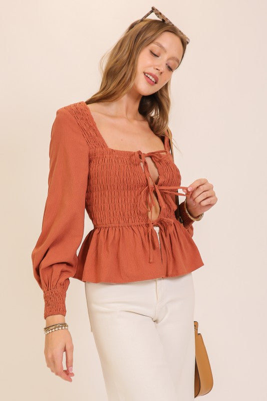Pretty Little Pumpkin Blouse