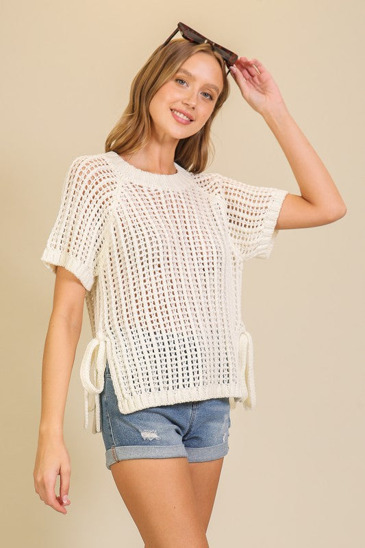 Hadley Holey Sweater Top