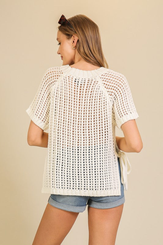 Hadley Holey Sweater Top