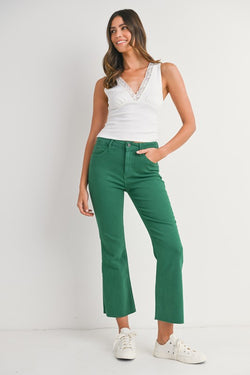 Olive You Cropped Jean