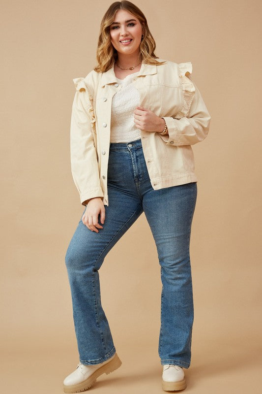 Ruffled Fall Days Jacket