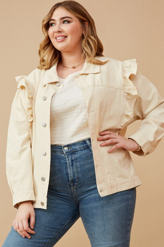 Ruffled Fall Days Jacket