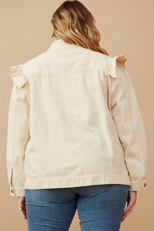 Ruffled Fall Days Jacket