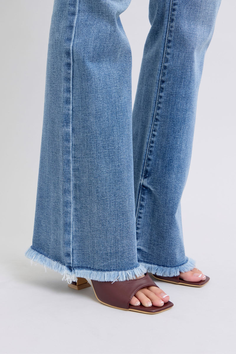 Dallas Pre-Order Judy Blue Fringey Flare