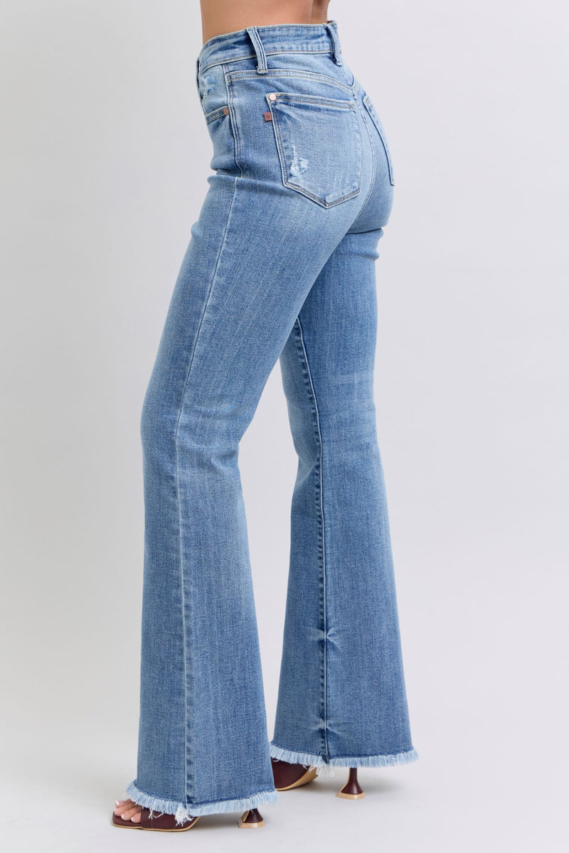 Dallas Pre-Order Judy Blue Fringey Flare