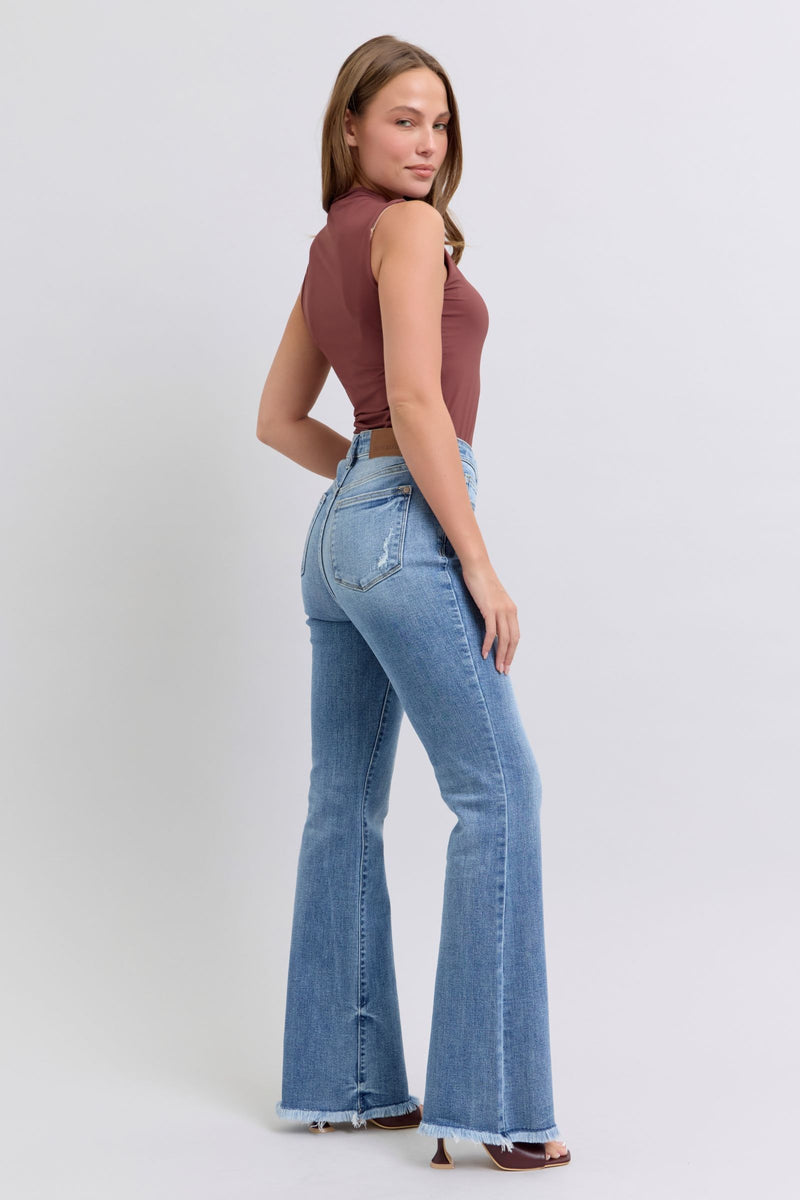 Dallas Pre-Order Judy Blue Fringey Flare