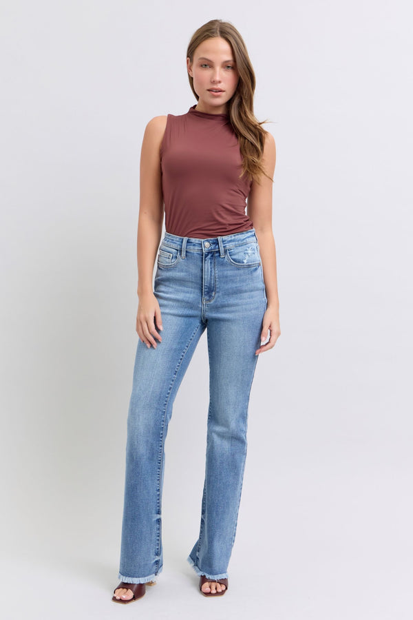 Dallas Pre-Order Judy Blue Fringey Flare