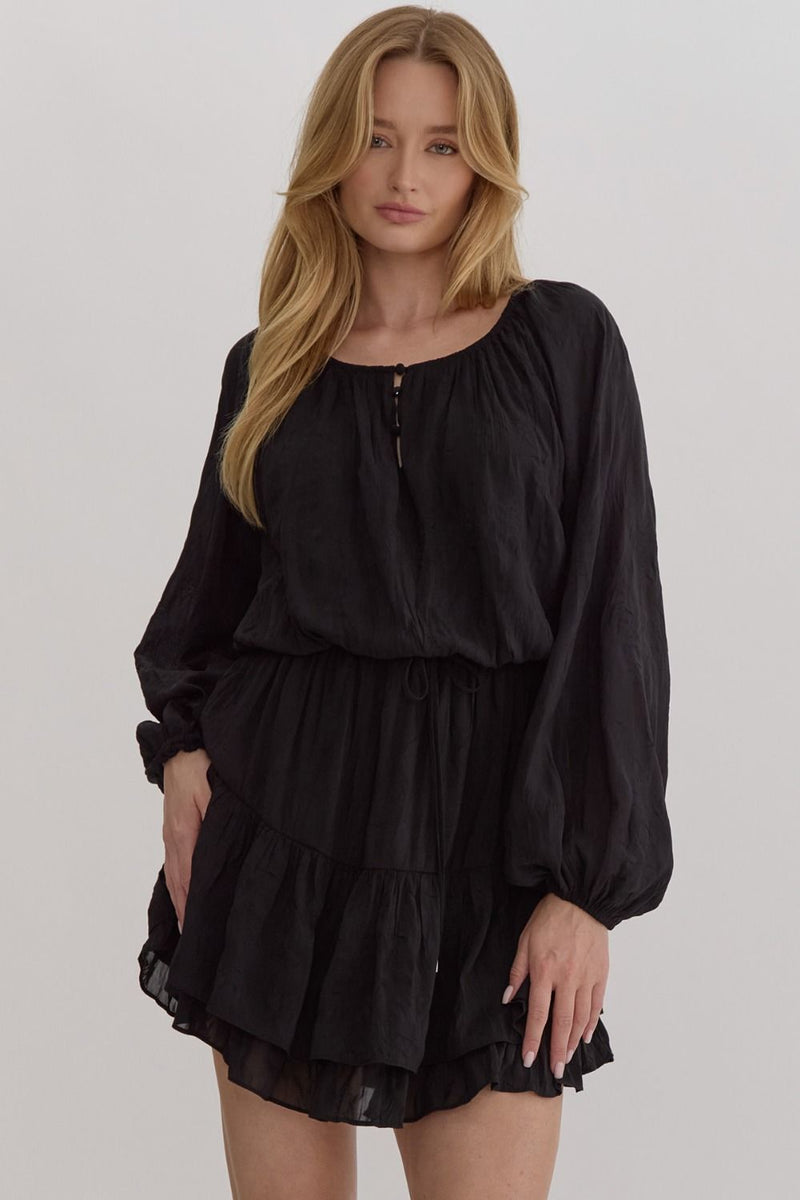 Brianna Black Dress