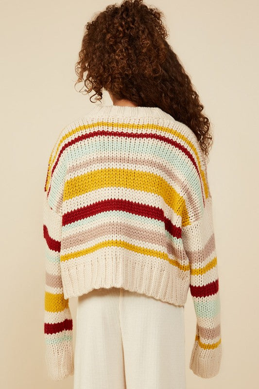 Kids Elsie Striped Cardigan