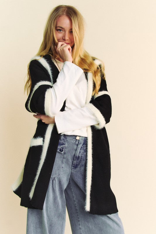 Riley Black & White Sweater