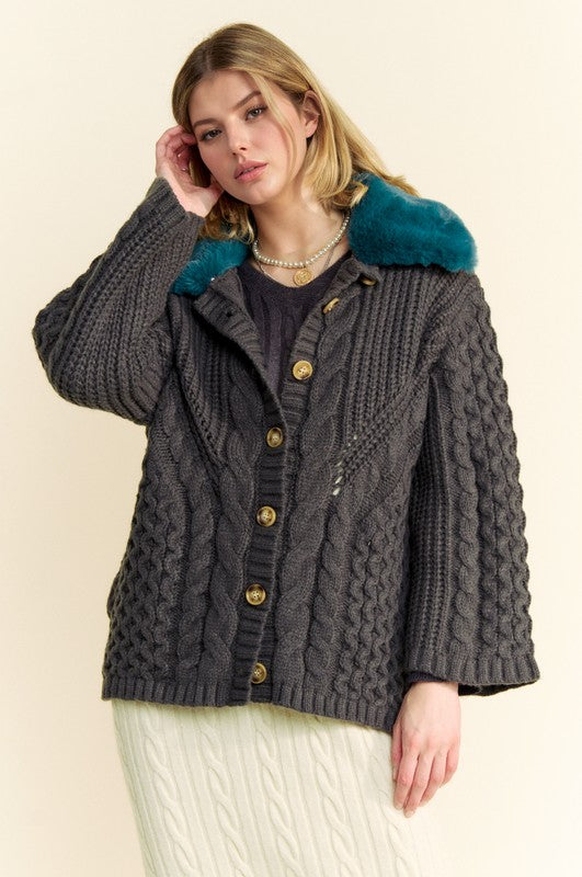 Touch Of Fur Cardi