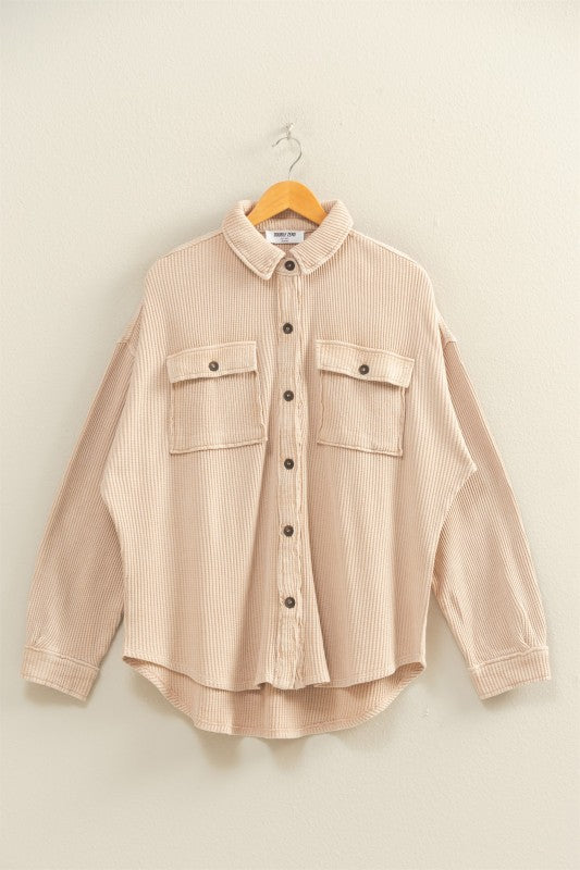 Winona Waffle Knit- Taupe