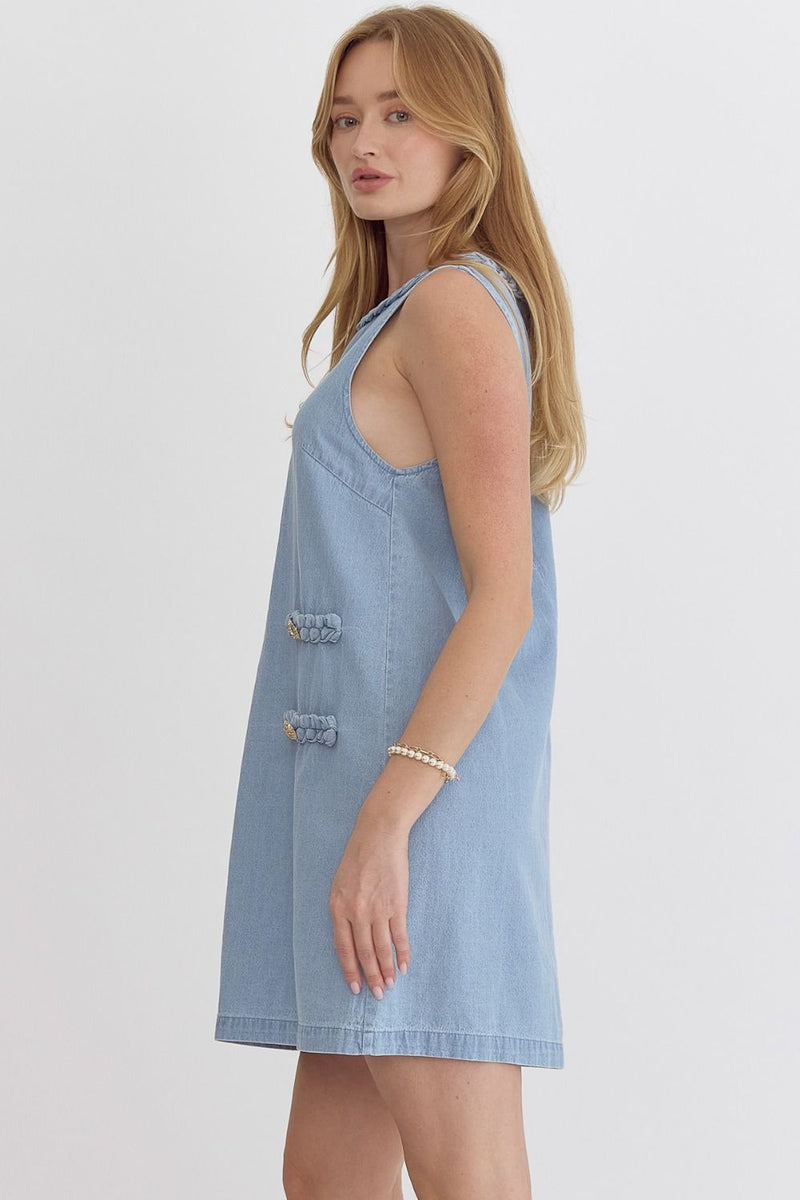 Ruby Braided Denim Dress