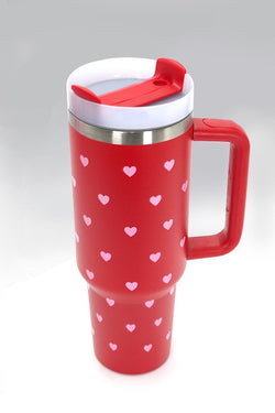 Heart Tumbler- Red