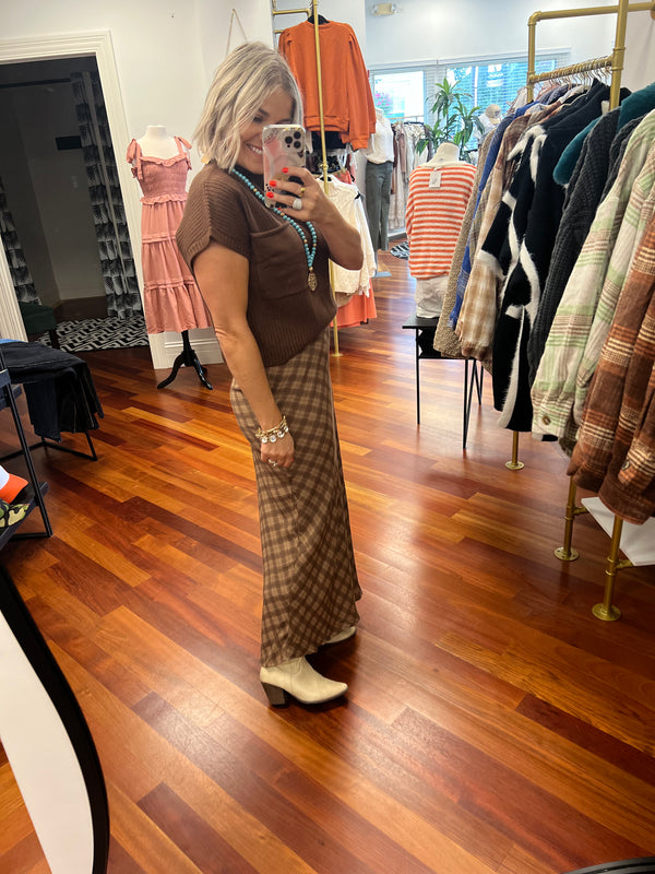 Penelope Plaid Skirt