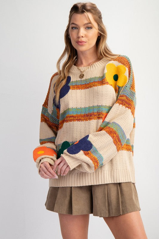Flower Power Sweater
