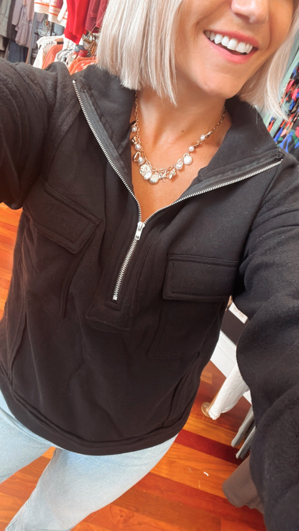 Doorbuster- Black Sweatshirt