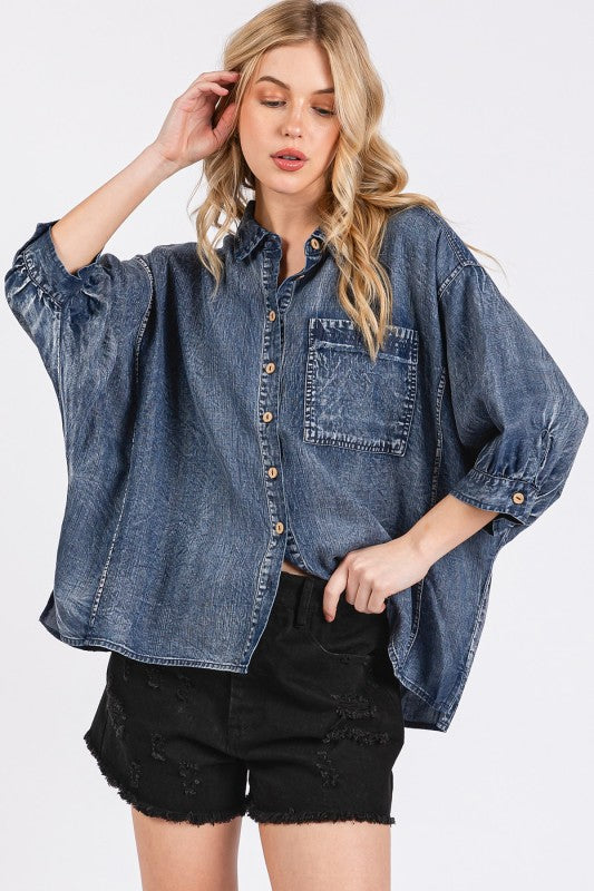 Tessa Denim Top