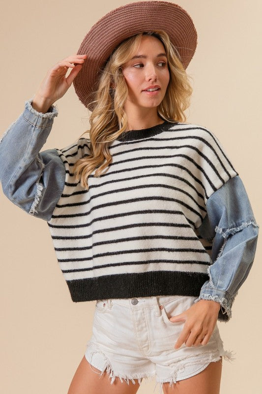 Sassy Stripes Sweater