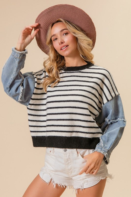 Sassy Stripes Sweater