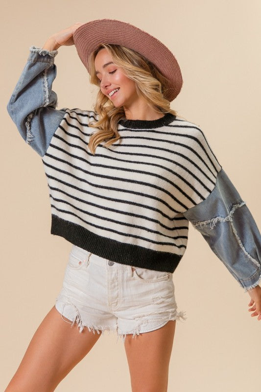 Sassy Stripes Sweater