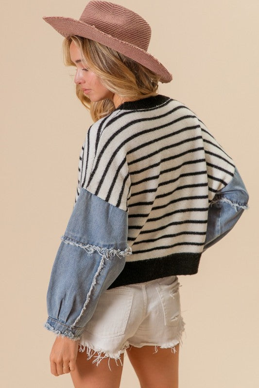 Sassy Stripes Sweater