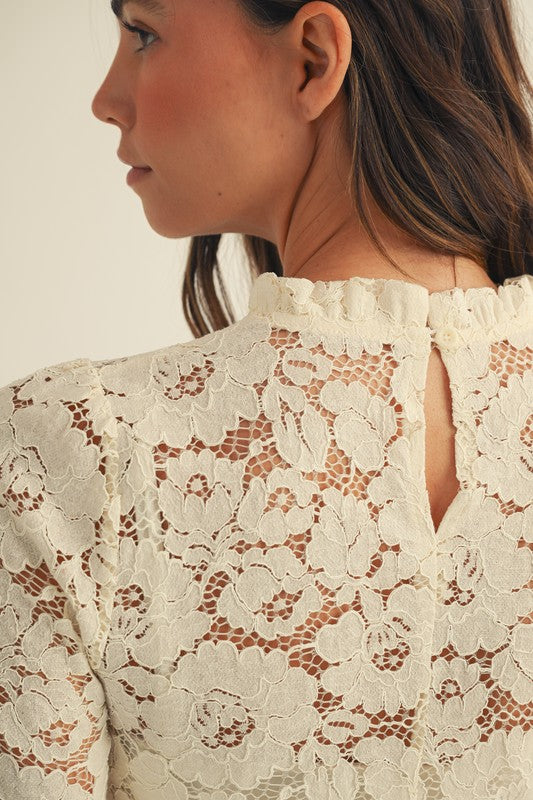 Lux Lace Top
