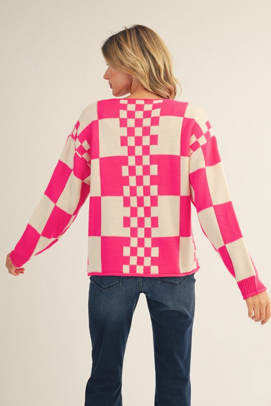 Check It Out Bright Cardigan