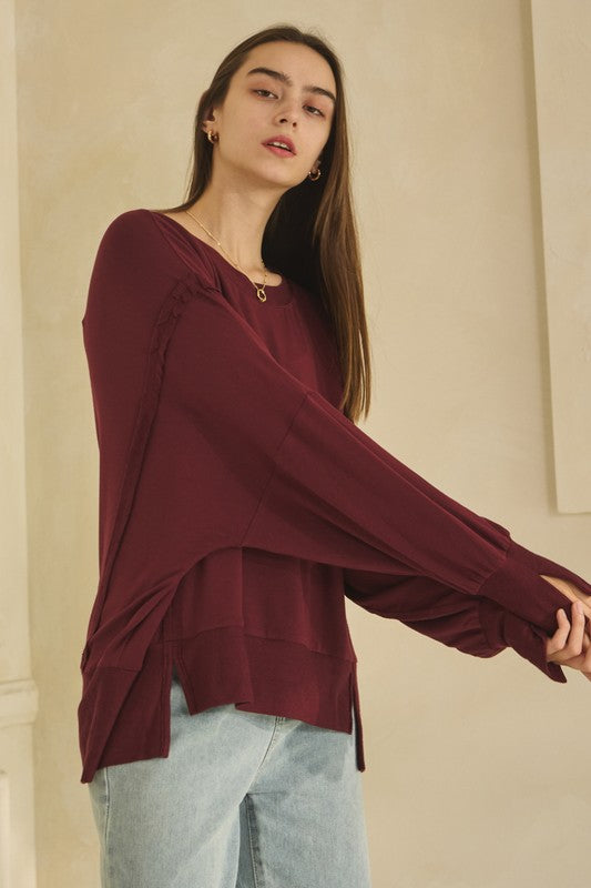 Made For Maroon Top