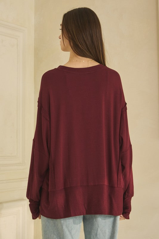 Made For Maroon Top