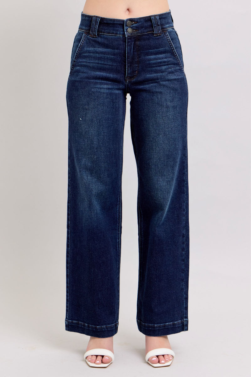 Judy Blue Trouser Dark Wash