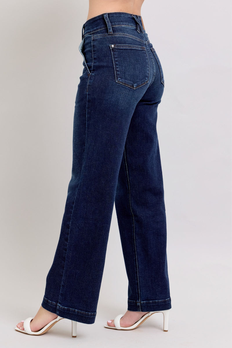 Judy Blue Trouser Dark Wash