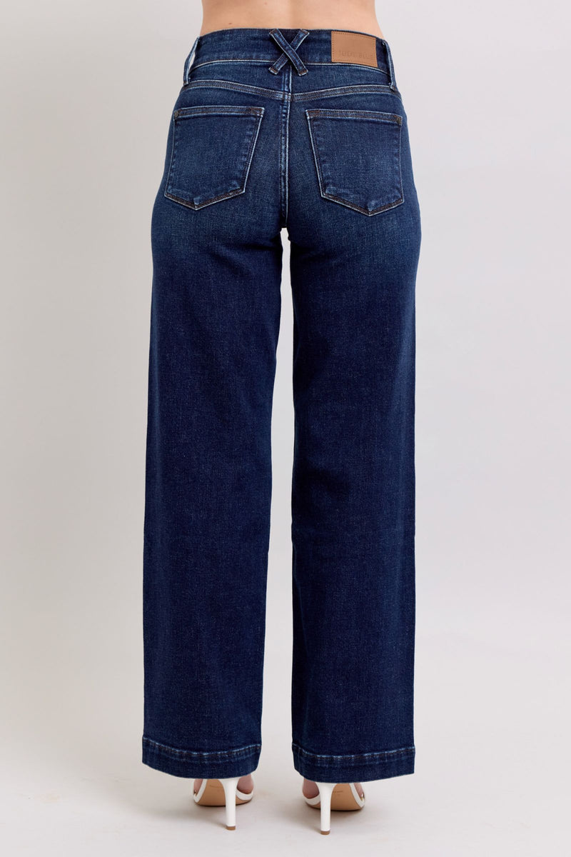 Judy Blue Trouser Dark Wash