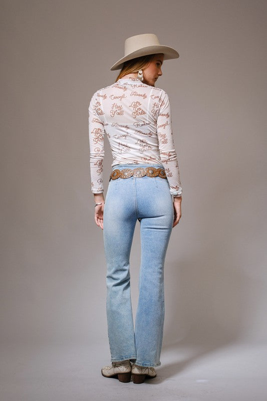 Hey Ya’ll Mesh top
