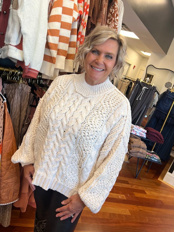 Cozy Neutral Day Sweater