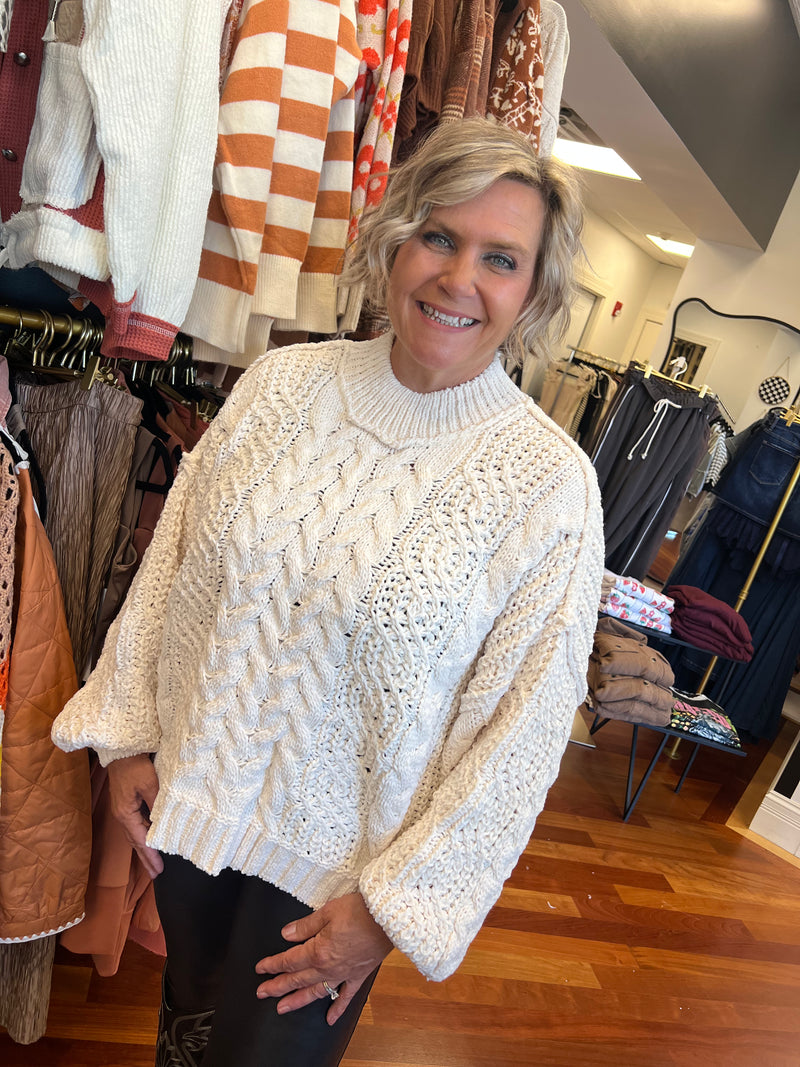 Cozy Neutral Day Sweater