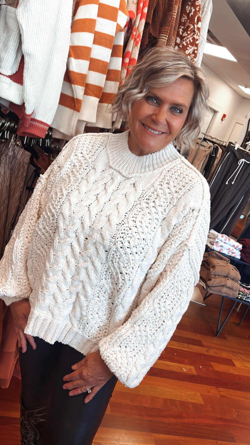 Cozy Neutral Day Sweater