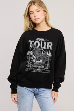 H & H Graphic Sweatshirt: World Tour